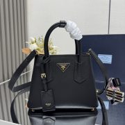 Prada Small Double Saffiano Leather Bag