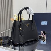 Prada Small Double Saffiano Leather Bag - Image 3