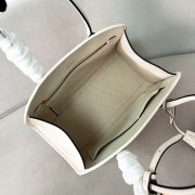 Prada Medium Linen Blend And Leather Tote Bag - Image 7