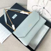 Prada Doux medium leather shoulder bag