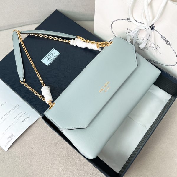 Prada Doux medium leather shoulder bag