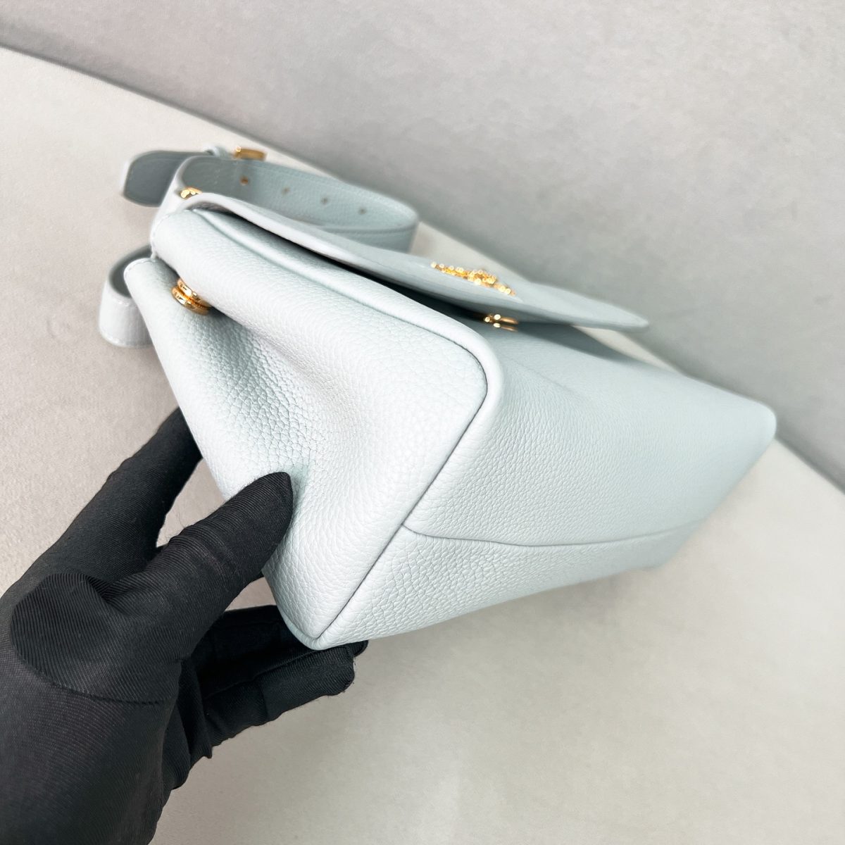 Prada Small Leather Shoulder Bag - Image 7