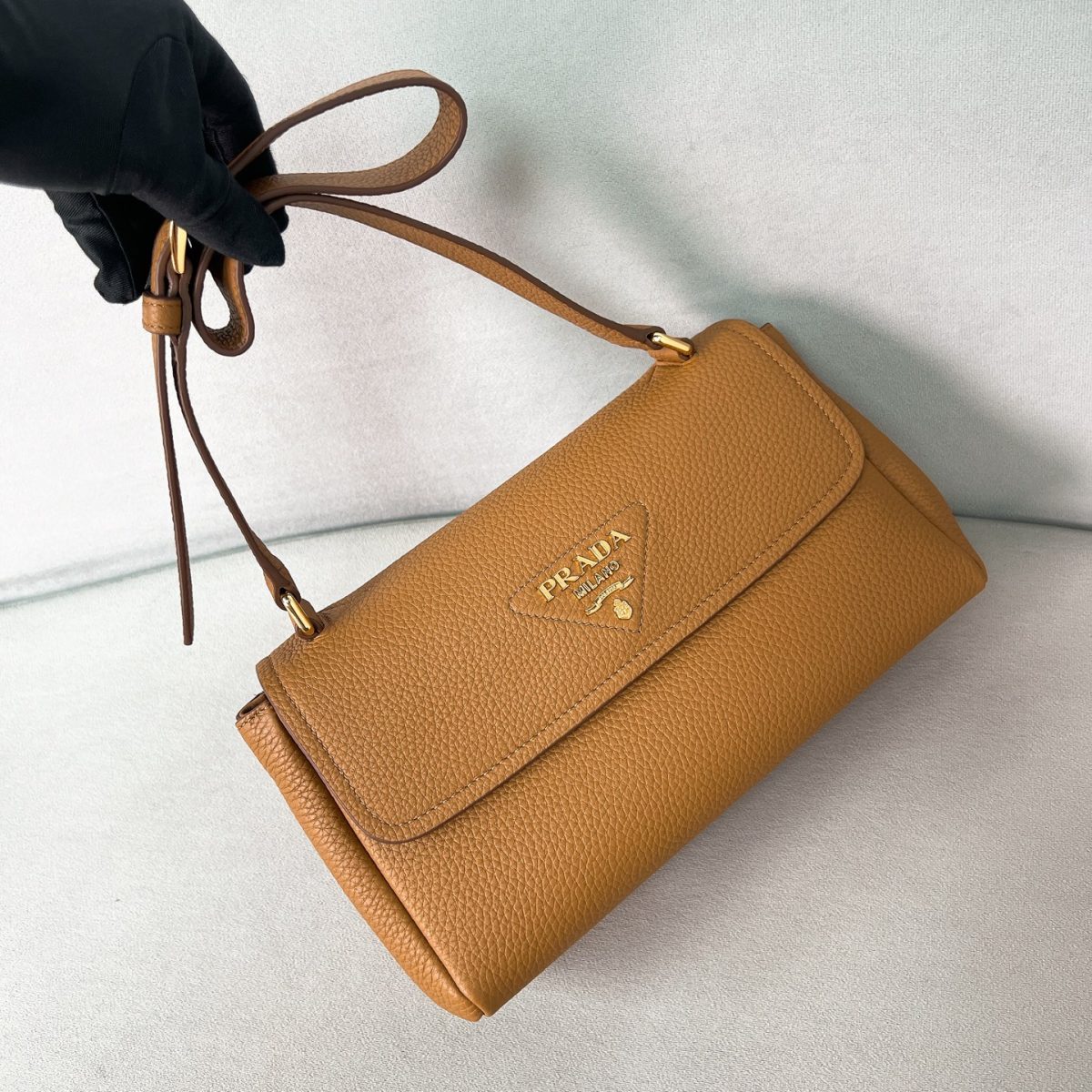 Prada Small Leather Shoulder Bag - Image 2