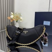 Prada Demi-lune Re-Nylon Shoulder Bag