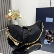 Prada Demi-lune Re-Nylon Shoulder Bag - Image 4