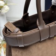 Prada Buckle Medium Leather Handbag With Belt - Image 6
