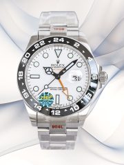 Best AAA Swiss Rolex Explorer II 216570 Replica with Polar White Dial, Stainless Steel Case – Super Clone Quality Watch For Men - Image 2