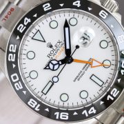 Best AAA Swiss Rolex Explorer II 216570 Replica with Polar White Dial, Stainless Steel Case – Super Clone Quality Watch For Men - Image 4