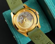 Best Swiss Super Clone Patek Aquanaut 5168G Replica 40mm Green Dial Rose Gold Diamond - Image 7
