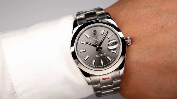 Best Swiss Super Clone Rolex Datejust 126300 Replica Watch – 41mm Grey Oyster