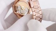 Best Swiss Super Clone Patek Philippe Nautilus 7021/1R-001 Replica Watch – 1729 Snow-Set Diamonds - Image 4