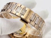 Best Swiss Super Replica Patek Philippe Nautilus 7014/1R-001 Rose Gold Diamond Watch - Image 7