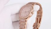 Best Swiss Super Clone Patek Philippe Nautilus 7021/1R-001 Replica Watch – 1729 Snow-Set Diamonds - Image 2