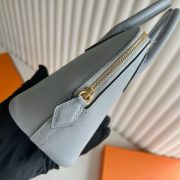 Hermes Bolide 1923 Mini Handmade Bag in Blue Glacier Evercolor Calfskin - Image 7