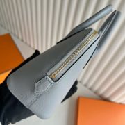 Hermes Bolide 1923 Mini Handmade Bag in Blue Glacier Evercolor Calfskin - Image 3