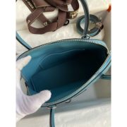 Hermes Bolide 1923 27 Handmade Bag in Blue Jean Clemence Calfskin - Image 8