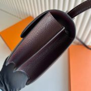 Hermes Constance 18 Handmade Bag in Rouge H Chevre Mysore Leather - Image 3