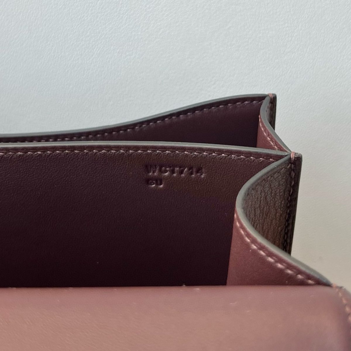 Hermes Constance 18 Handmade Bag in Rouge H Chevre Mysore Leather - Image 6