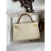 Hermes Kelly Mini II Sellier Tri-color Bag in Nata/Craie/Black Epsom Calfskin - Image 2