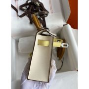Hermes Kelly Mini II Sellier Tri-color Bag in Nata/Craie/Black Epsom Calfskin - Image 6