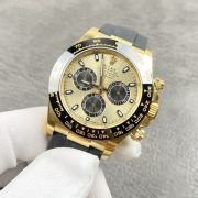 Best Swiss Super Clone Rolex Daytona 116518LN Black Replica – 40mm Ceramic Bezel - Image 2