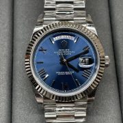 Best Swiss Super Clone Rolex Day-Date 228239 Replica Watch | 40mm Blue Diamond Dial - Image 2