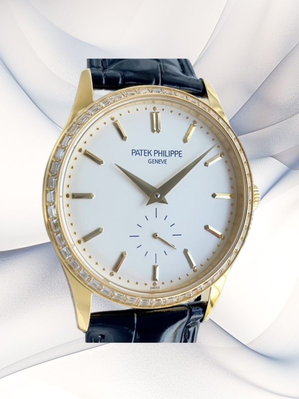 Best Swiss Patek Philippe Calatrava 5196G Replica – 37mm Rose Gold, White Dial, AAA Quality