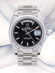 Best Swiss Rolex Day-Date 228239 Replica – 40mm Stainless Steel & Sapphire