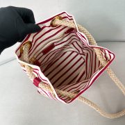 Prada Mariner small striped fabric bucket bag - Image 8