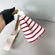 Prada Jardinière striped cotton canvas mini-bag - Image 2
