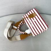 Prada Jardinière striped cotton canvas mini-bag - Image 4