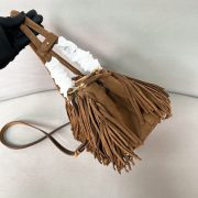 Prada Galleria medium suede bag with fringe - Image 3