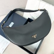 Prada Demi-lune large leather shoulder bag