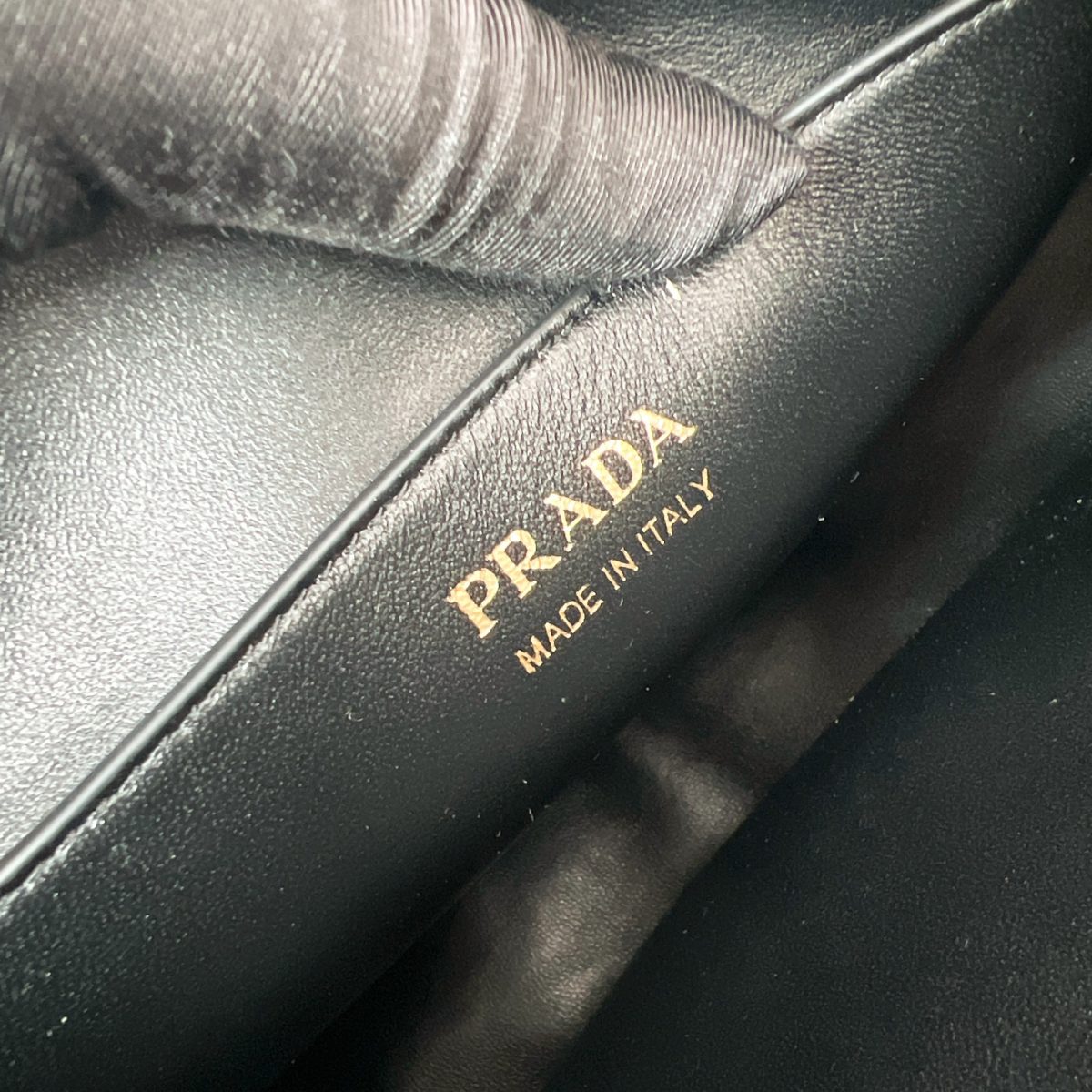Prada Demi-lune large leather shoulder bag - Image 9