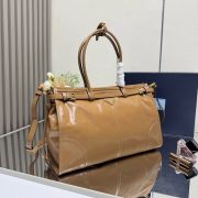 Prada Bonnie large leather handbag - Image 4