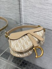 Dior Small Saddle Bag with Strap - Image 3