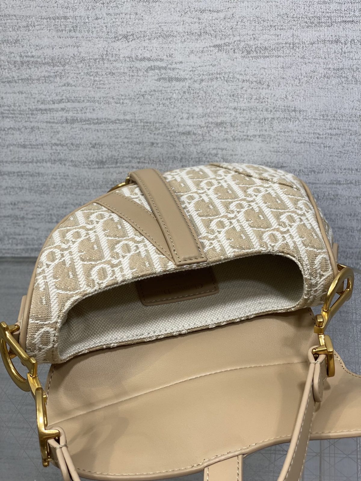 Dior Small Saddle Bag with Strap - Image 8
