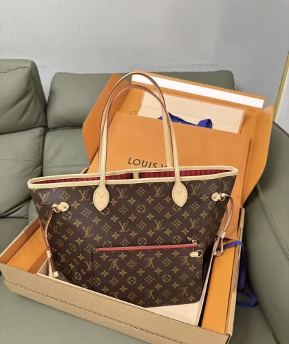 LV Neverfull Shopping Bag photo review