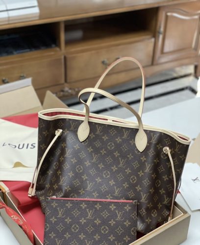 LV Neverfull Shopping Bag photo review