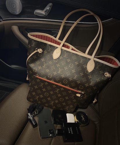 LV Neverfull Shopping Bag photo review