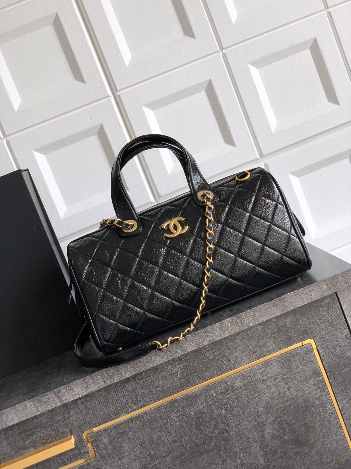 Chanel Large Bowling Bag - Image 1