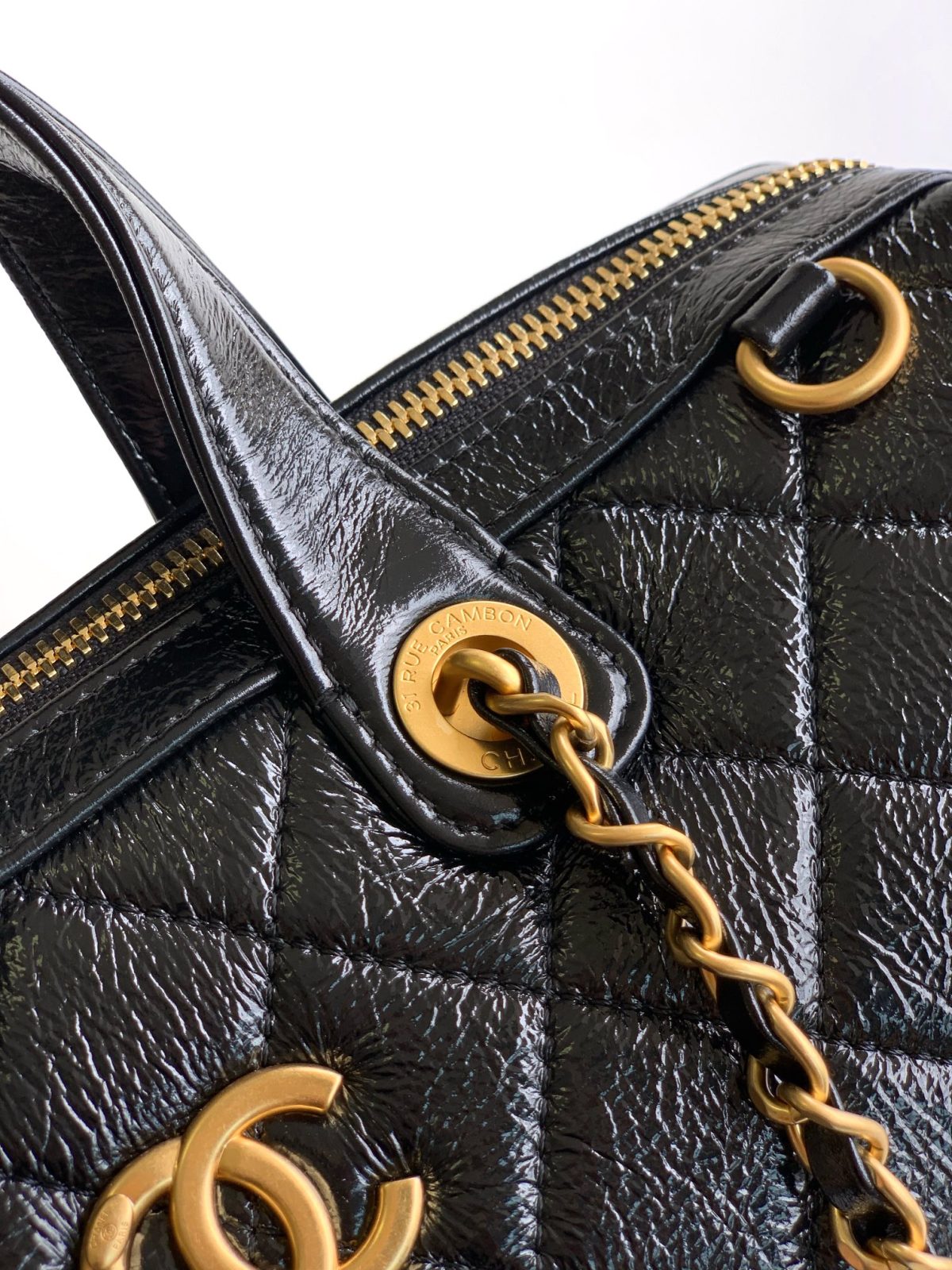 Chanel Large Bowling Bag - Image 5