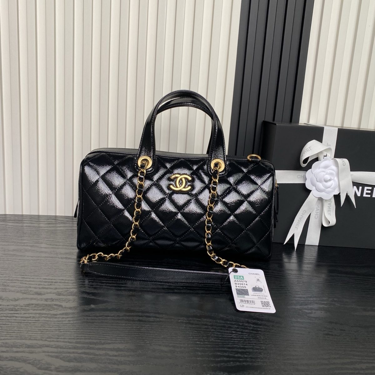 Chanel Large Bowling Bag - Image 1