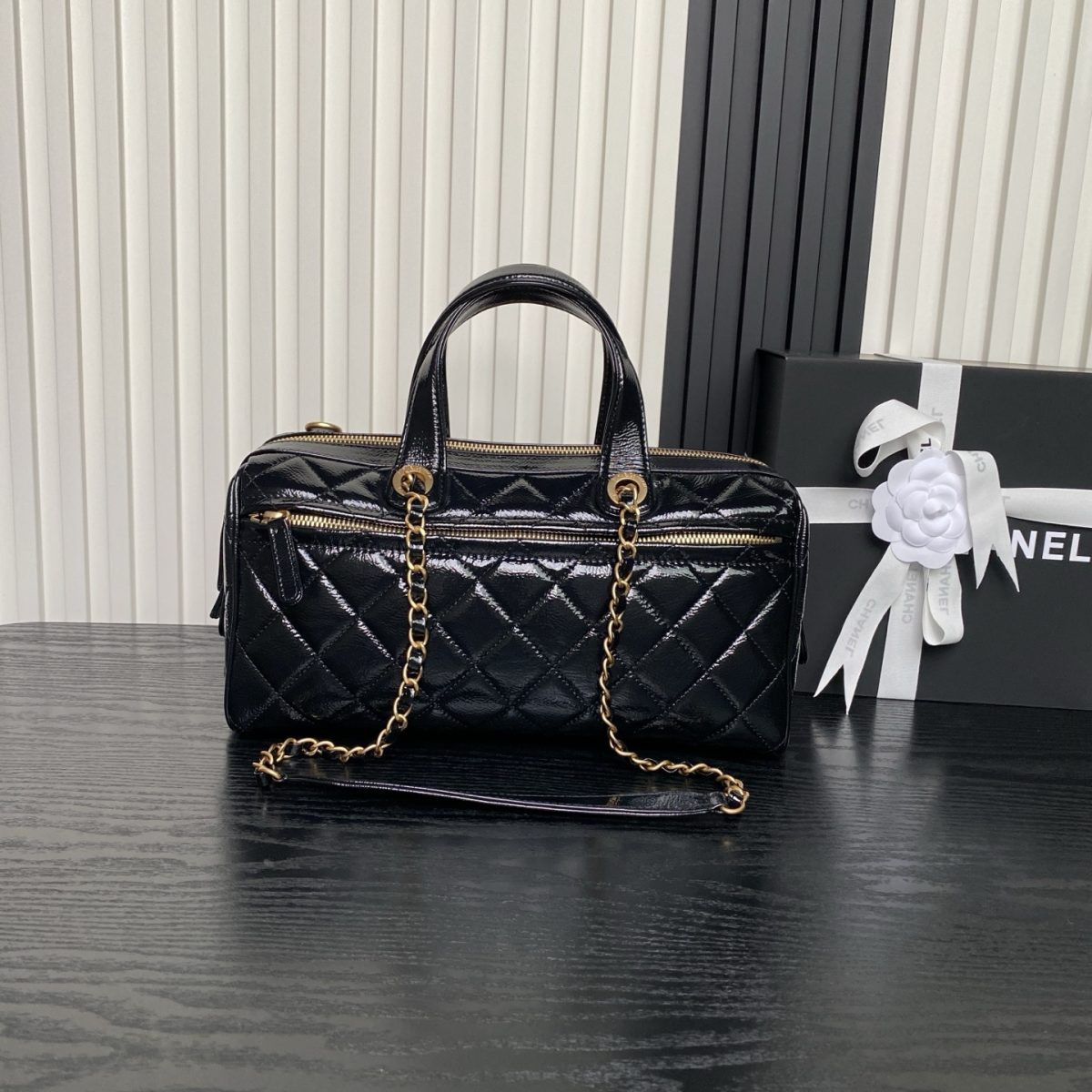 Chanel Large Bowling Bag - Image 2