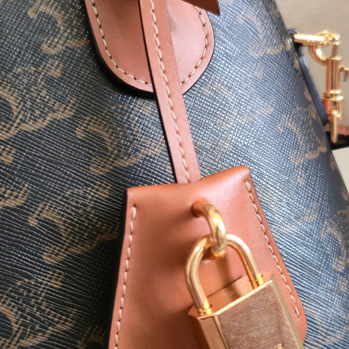 Celine Teen Honorine Bag In Triomphe Canvas And Calfskin - Image 6