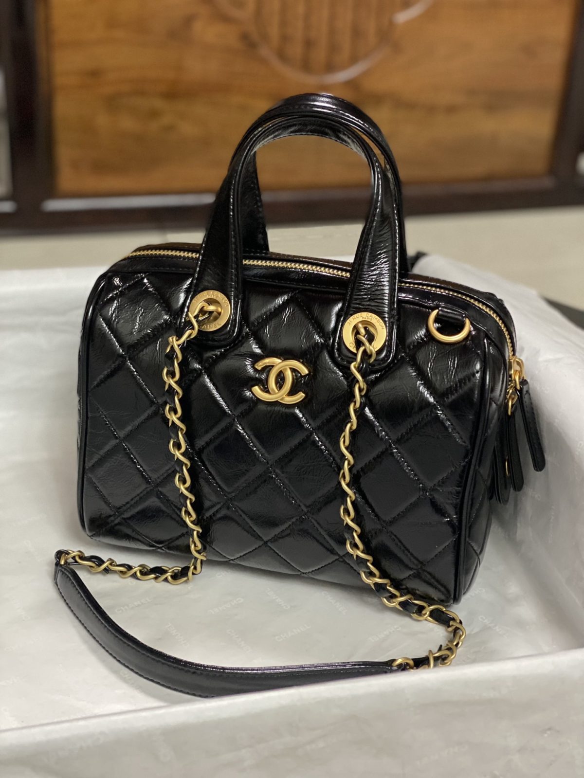 Chanel Small Bowling Bag - Image 1