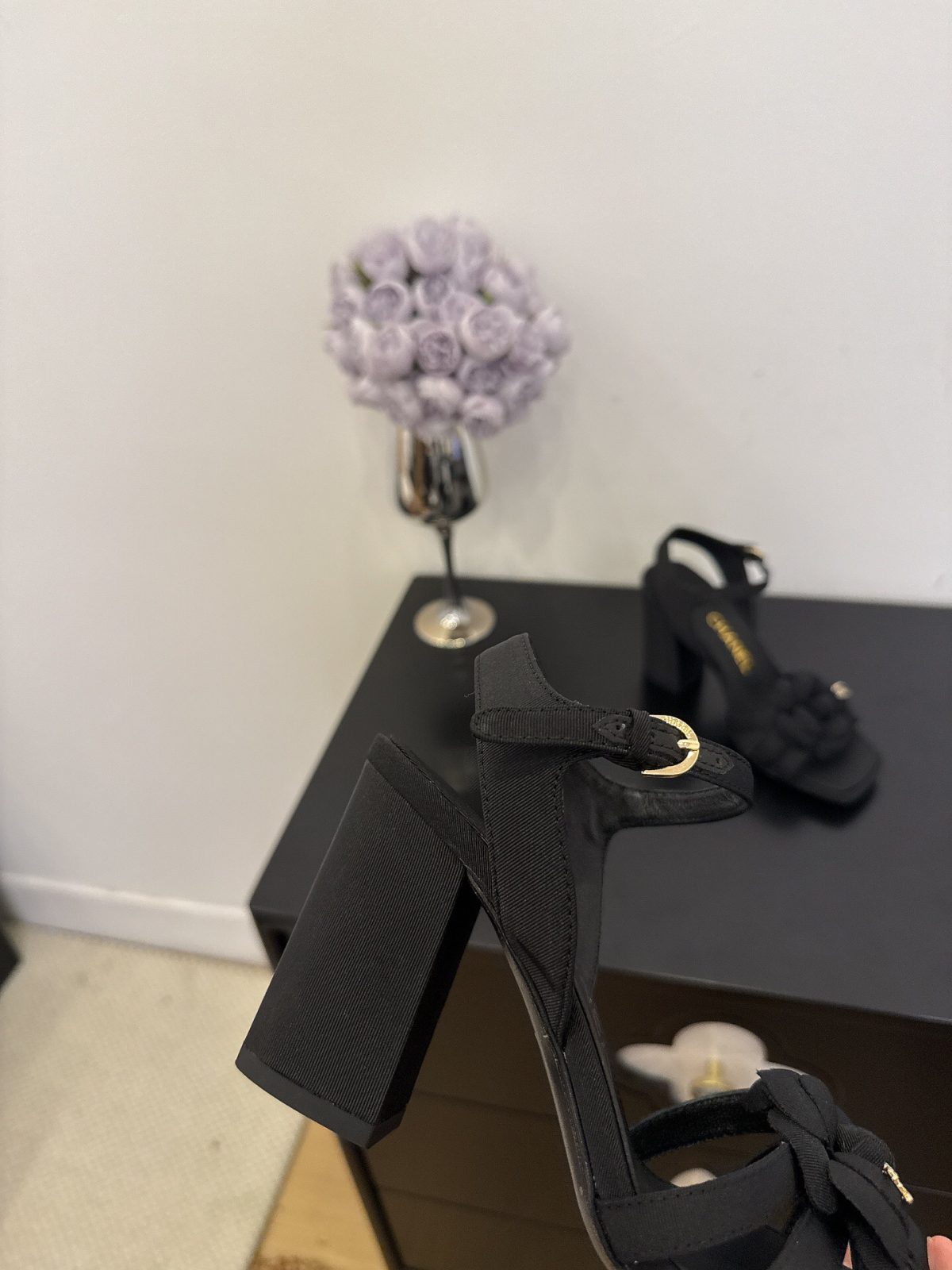 Chanel High Heel Sandals - Image 4