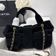 Chanel Bow Bag In Suede - Image 5