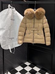 Moncler Boed Hooded Shearling-Trimmed Short Down Jacket - Image 2