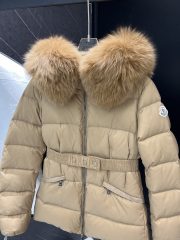 Moncler Boed Hooded Shearling-Trimmed Short Down Jacket - Image 4